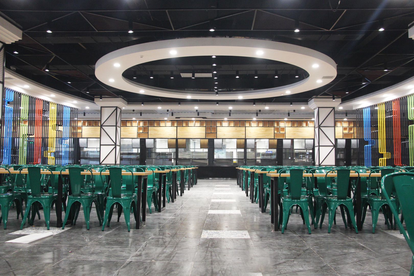 四川五月花技师学院校园师生食堂