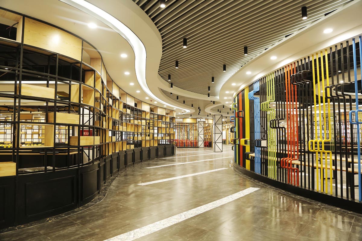 四川五月花技师学院校园师生食堂